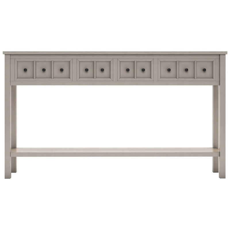 Table d'appoint Tarsita, Double gris délavé