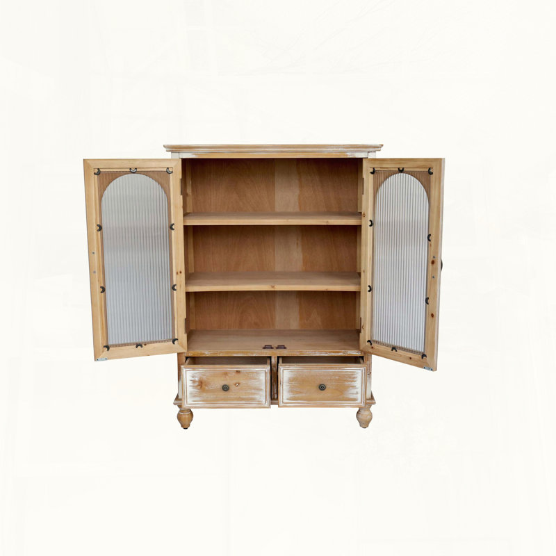 Garde-manger antique brun et blanc, Antique Brown/White