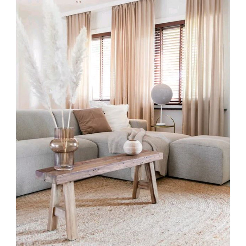 Lampe de table en métal, H 12,2 po x l 12,2 po x P 12,2 po, Gris pierre