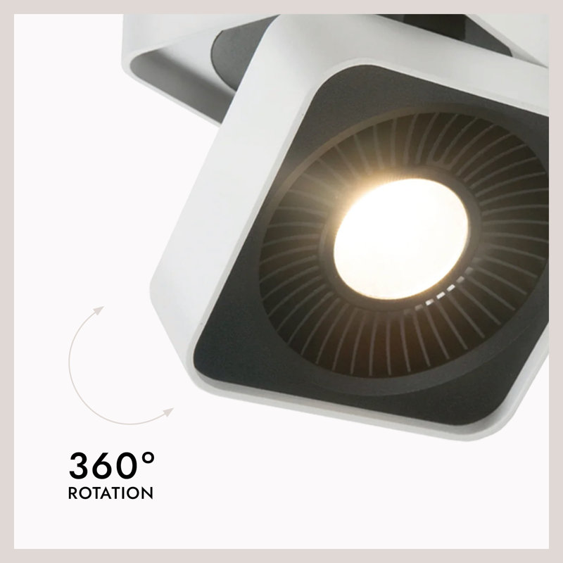 Solo 1 - Light LED Flush Mount, White 