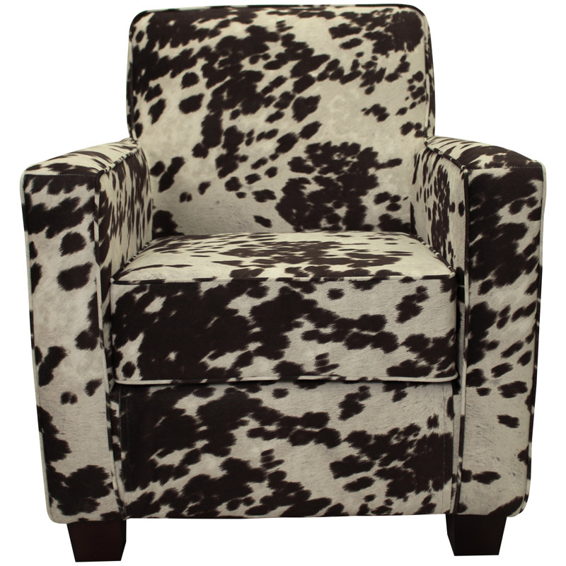 Jennyse Upholstered Armchair, Brown Polyester Blend