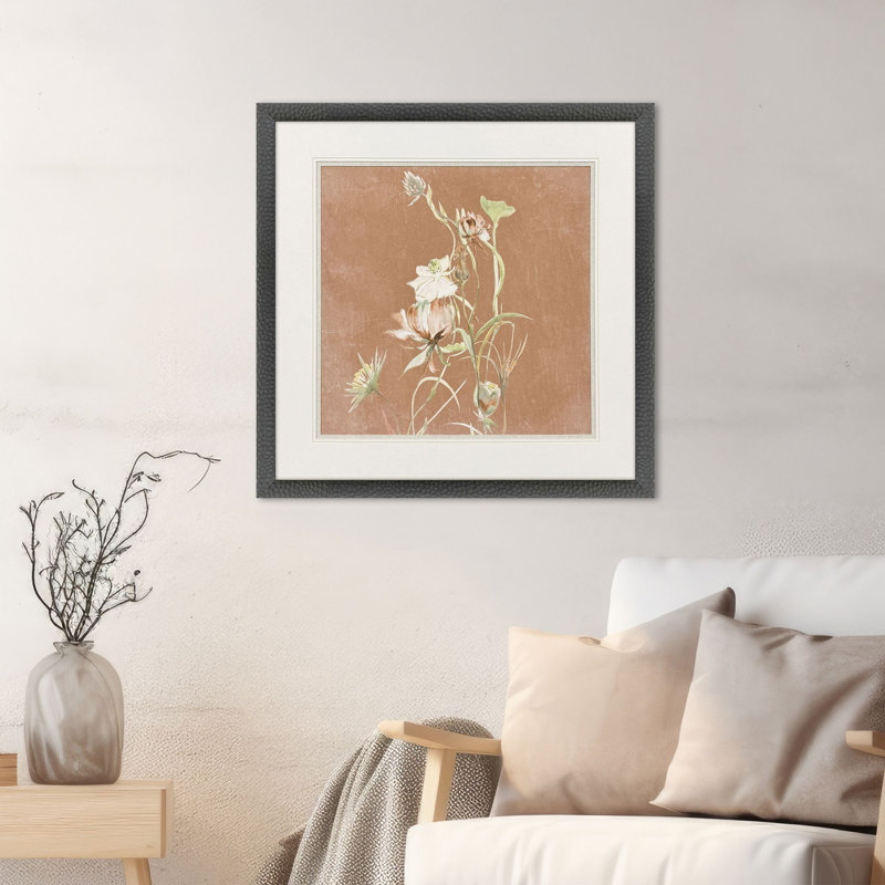 Fleurs sauvages III, art encadré
