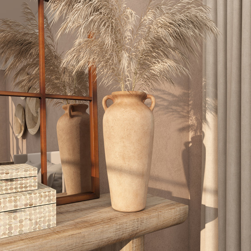 Vase en céramique Brera, Marron clair