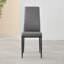 Eubanks Faux Leather Modern Tall Back Dining Chairs with Metal Legs & Diamond Stitching-1969960204-1969960194-1902841194