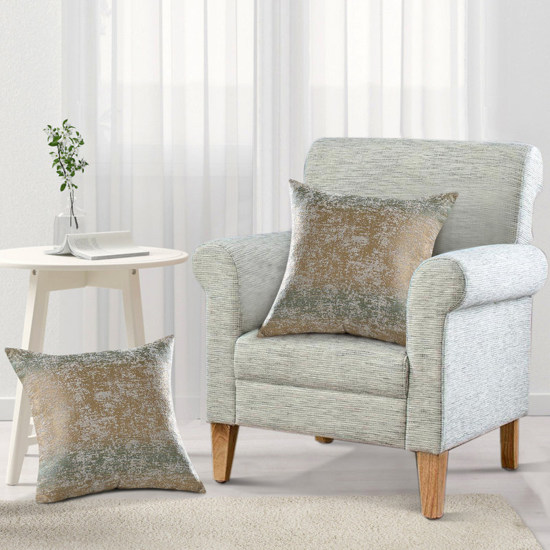 Square Throw Pillow Cover, Taupe/Khaki