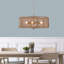 Lustre en cage à 4 lumières en métal 23,75 po Malpartida