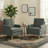 Upholstered Armchair with Square Arms-111700366