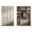 Garde-robe moderne simple de couleur unie-110440358