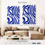 Motif de tourbillon bleu marine Avery-108473805