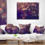 Coussin décoratif mignon avec fleur rétro et bokeh
