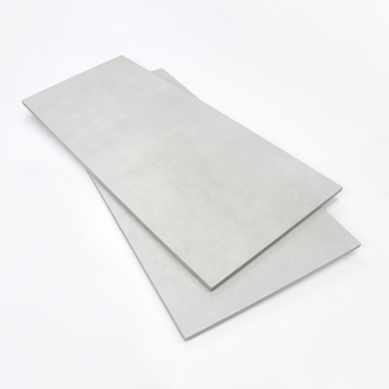 Construct 12in.x24in. Porcelain Tile, Matte Cream