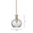Portree 1 - Light Antique Brass Dome Pendant