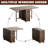 59'' Walnut Folding Table With Drop Leaves For Small Space, Rectangular Wooden Extendable Dining Table With Wheels And Storage-1757865088