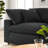 Commix Down Filled Overstuffed 2 Piece Sectional Sofa Set In Black-715990964