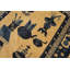 Antique Baotou Small Scatter Size Wool Blue Navy, Ivory Beige Cream White Rug