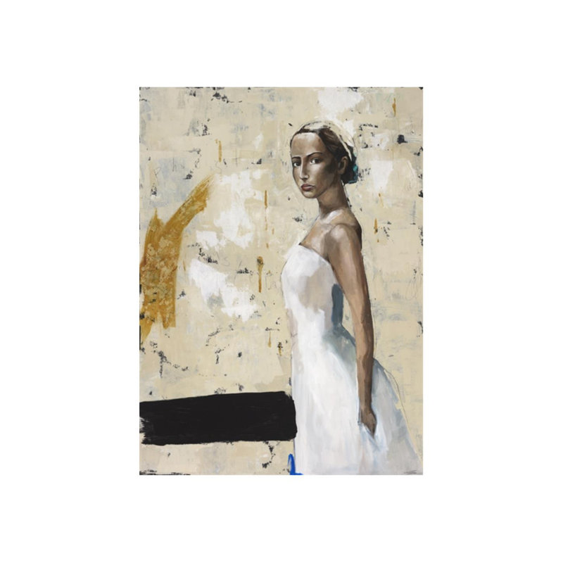 Return To Calm II Painting, 41" H x 30" W, Knife Gel