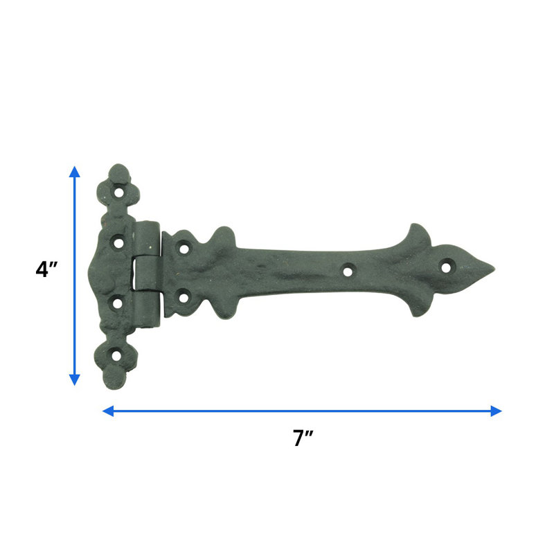 Charnières de porte à sangle H 4 po x l 7 po