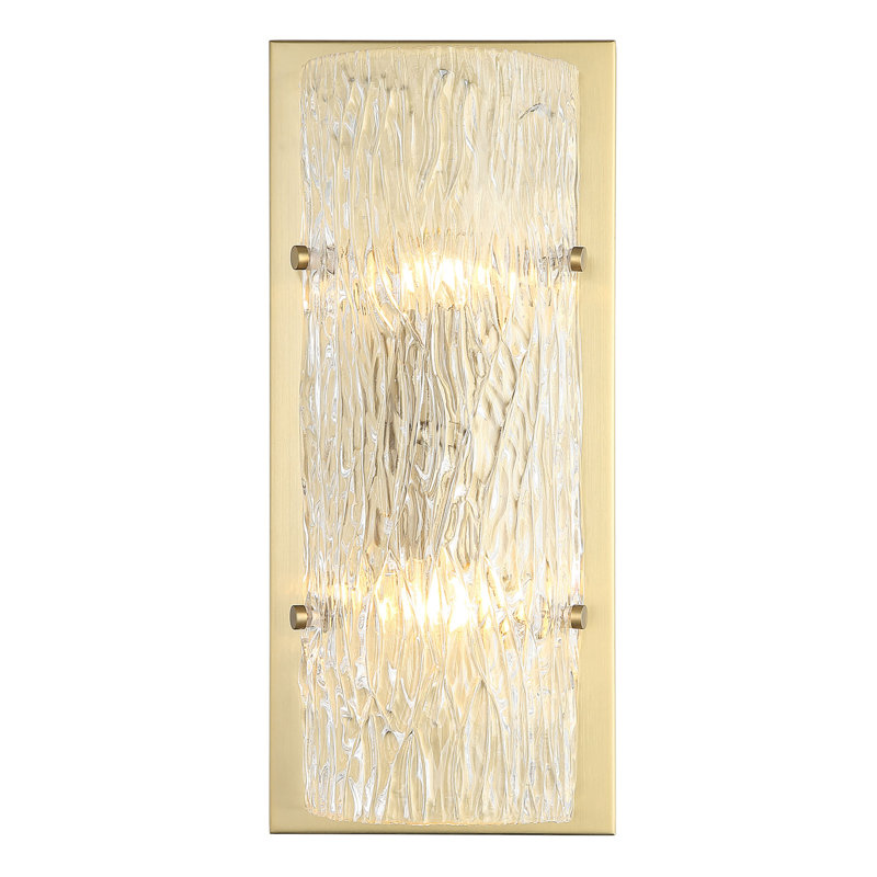 Morgan Wall Sconce - 2-Light - Satin Brass, Satin Brass
