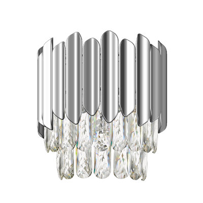 Rozier Steel Flush Mounted Sconce