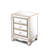 Mirror Three Extraction Cabinet, Multifunctional Bedside Table, Living Room Storage Cabinet