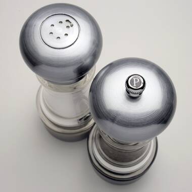 Home Basics Stainless Steel Salt and Pepper Shaker SP44338 - The