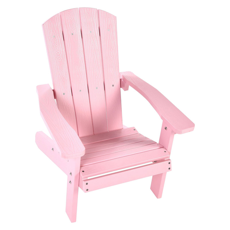 Adirondack Outdoor Adirondack Chair, Pastel Pink