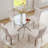 Keyari 4 - Person Pedestal Dining Set-1218834174-1221459775-1221459746