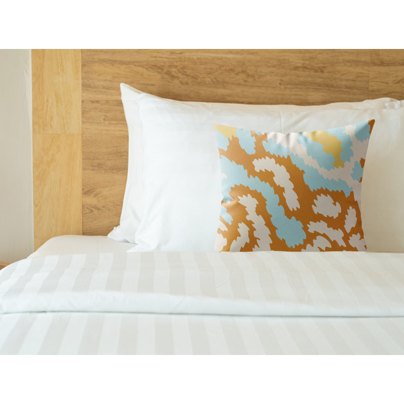Coussin intérieur en faux suède Misio, 20 x 20, Tangerine Twist