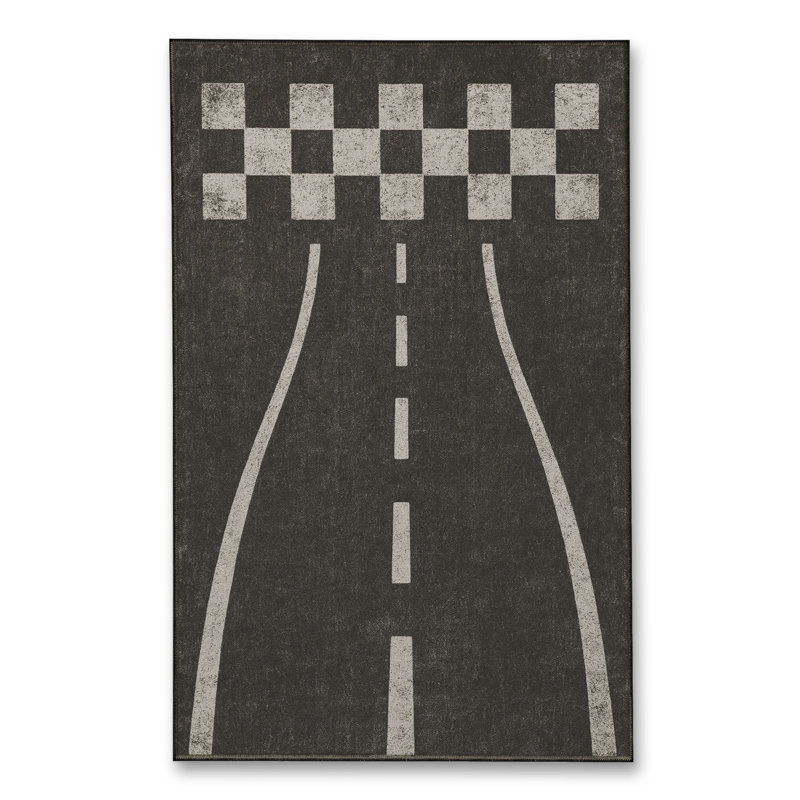Tapis gris tissé Mosso, 2' x 2'11"