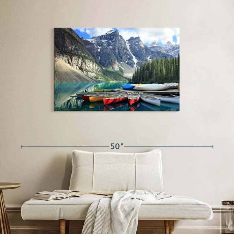 Mehar Moraine Lake Canoes, H 26 po x l 39 po