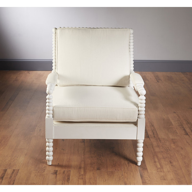 Gilreath Linen Armchair, White