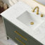 Meuble-lavabo simple 42 po avec plateau en pierre reconstituée Bilroy Egremt-910165898