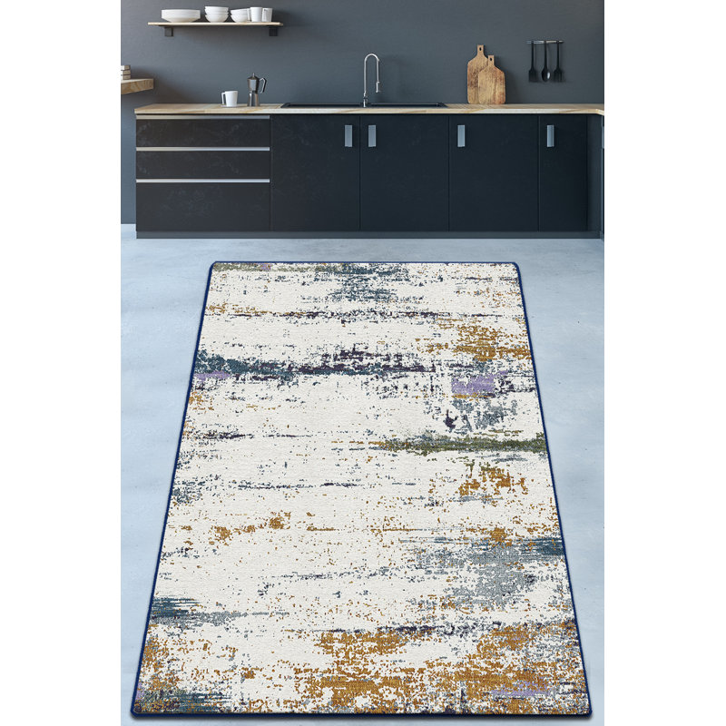 Stylish Hall Carpet, 100% Polyester, 31.5 x 39.4 inches | 10 mm Pile Height, 1.5 lbs/sq ft | Antibacterial, Non-Slip Underside, Machine Washable | Perfect for Entryways & Living Rooms, Easy Care & Modern Design
