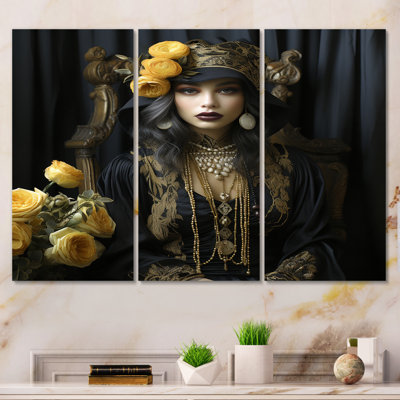 Ensemble de décorations murales «Boho Chic Flower Glam»