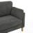 Modern Minimalist 2-Seater Sofa-328865671