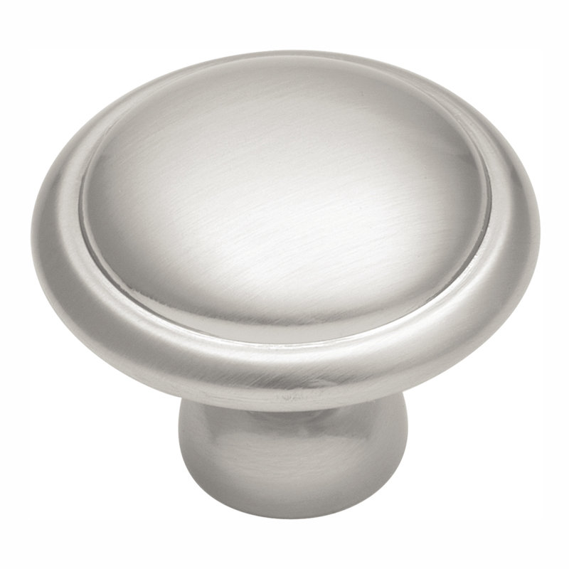 Conquest 1 3/8" Diameter Mushroom Knob Multipack, Satin Nickel