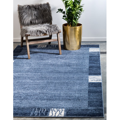 Tapis bleu clair Sahna