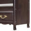 Banc à chaussures avec coussin amovible, banc d'entrée avec rangement caché pour l'entrée et le salon, banc de rangement à chaussures avec dossier (espresso)-431840994