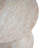 Lightweight Concrete Indoor Outdoor Side Table With Travertine Finish And Hourglass Silhouette For Versatile Use.