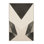 Tapis beige moelleux doux à motif géométrique minimaliste Kamena