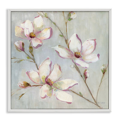 Art traditionnel de giclée encadrée gris traditionnel par Sally Swatland