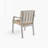 4-Person Modern Rustic Patio Dining Set with Acacia Wood and Iron Frame-120341814