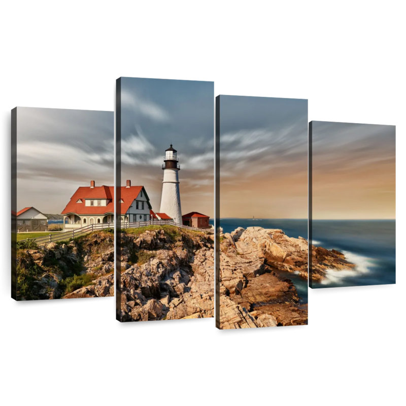 Aletra Cape Elizabeth Lighthouse, 42" H x 68" W