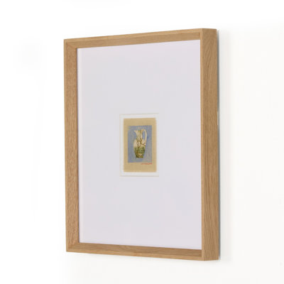 Poetic Mend Blue 1 Framed Painting Canvas
