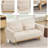 59.8''W 3-Level Adjustable Upholstery Chenille Loveseat-1365776392