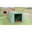 Serre tunnel de jardin 20 x 10 x 7 pi, blanche, à accès direct.-37497618