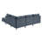 Linen Modular Sectional Sofa with Easy Assembly