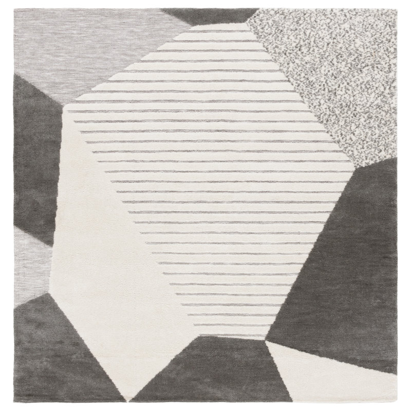 Tapis abstrait Liebal Performance Performance, Carré 6 pi