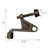 2-1/4 in. x 2-1/8 in. Satin Nickel Jumbo Hinge Pin Door Stop Value Pack (5 per Pack)-23032615