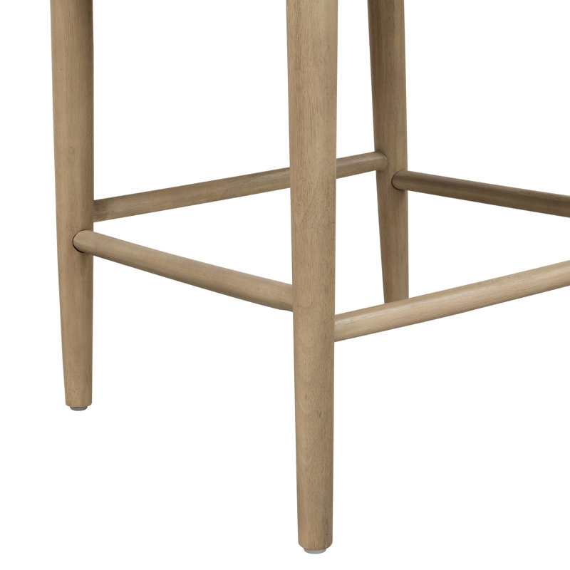 Ensemble de tabourets de comptoir en tissu d'inspiration moderne avec dossier incurvé confortable et repose-pieds ergonomique